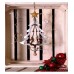 Christmas Tree with chain for hanging  Single Tea Light Holder  40 x 20 x 20cmTea Light Holder  40 x 20 x 20cm